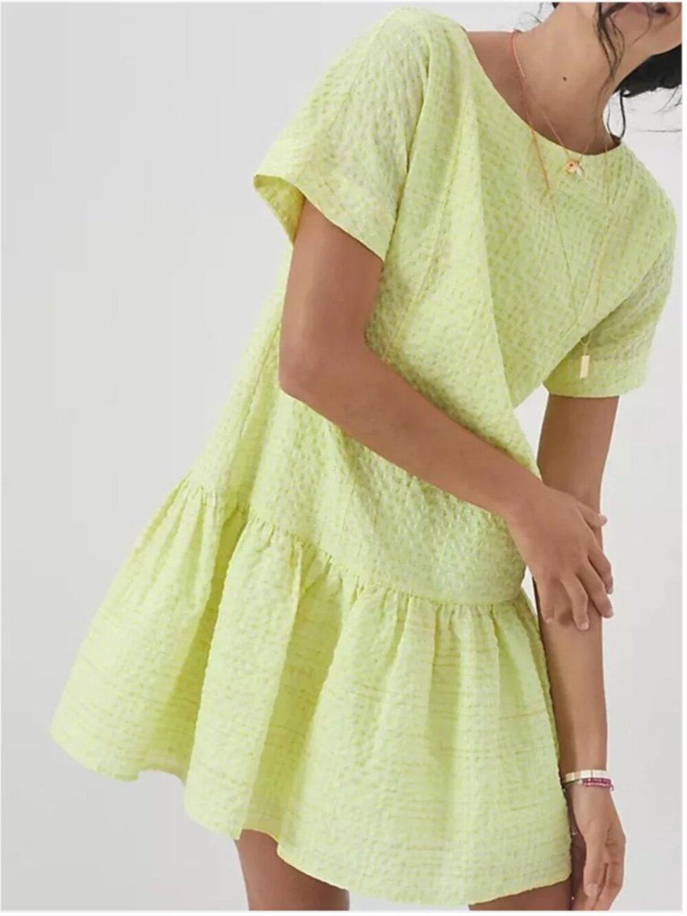 Anthropologie Corey Lynn Calter Mariah Textured Mini Dress
